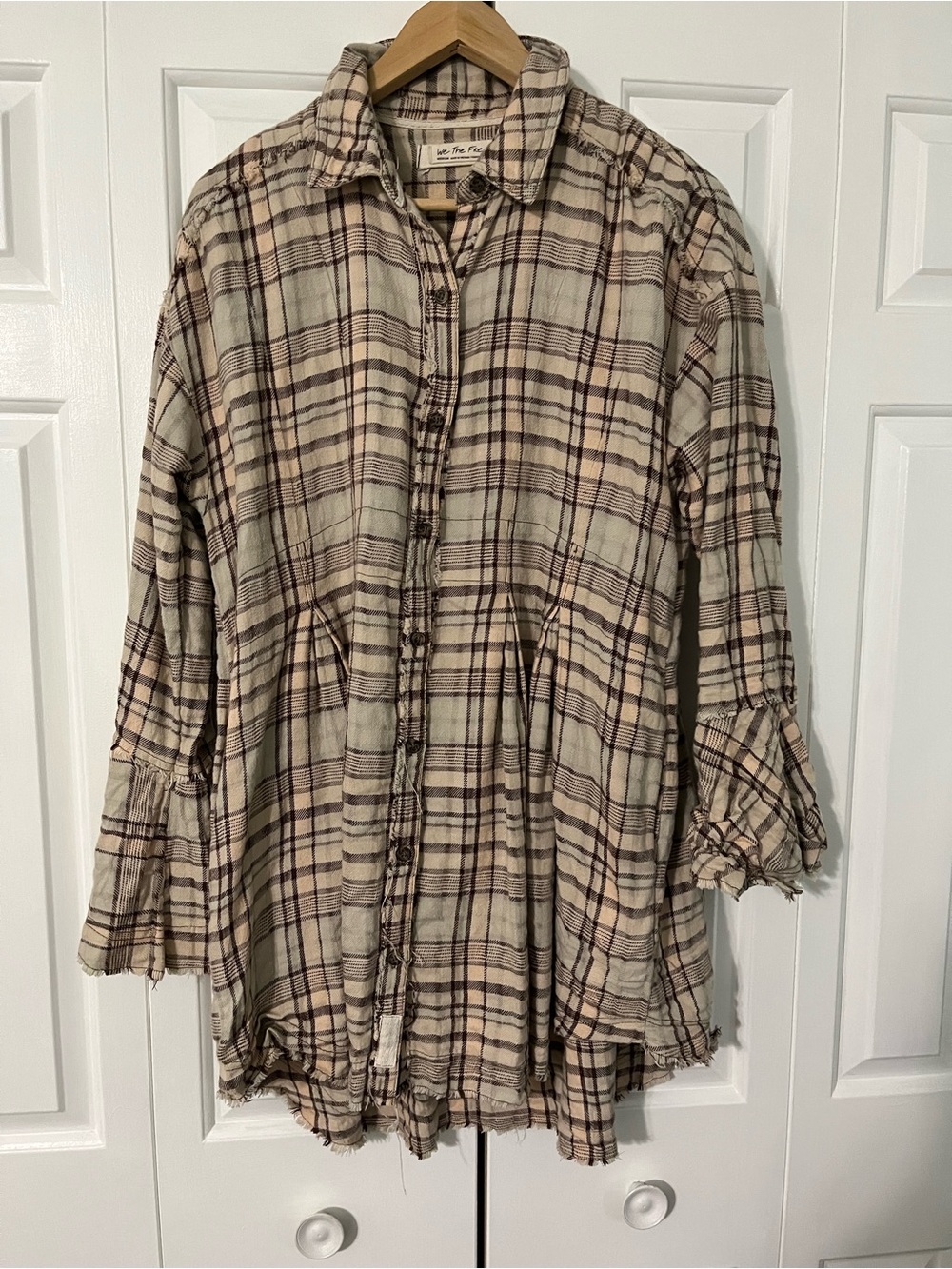We the Free Plaid Tunic - Medium